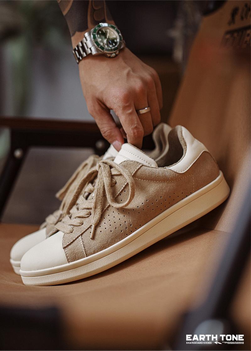 Product Introduction of Maden Men's Retro Arrow Sneakers Rrendy Low-top Shoes Versatile Breathable Casual Shoes 16