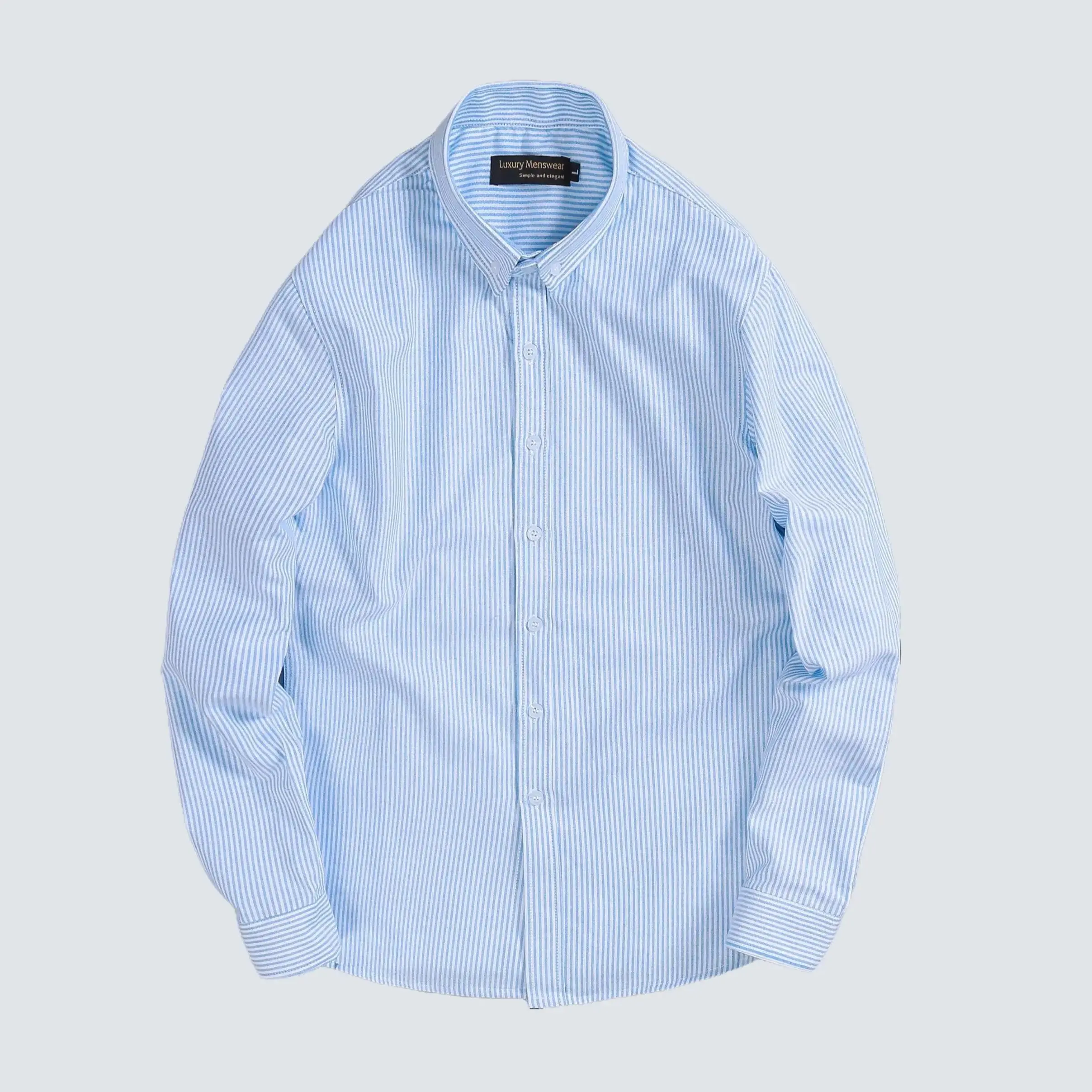 Áo Sơ Mi Nam Kẻ Sọc Cao Cấp Form Slim Fit - Luxury Menswear Shirt
