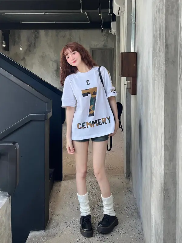 Áo Thun CEMMERY Local Brand Chính Hãng Camo Tee Áo Thun Unisex Nam Nữ Cổ Tròn Menswear 2 Màu 4