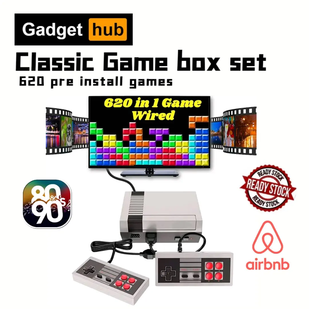 [Local Stock]Latest NES 2000 Games Mini Classic SFC Game Console video games mini 620 game box Portable Tv Gaming Robot