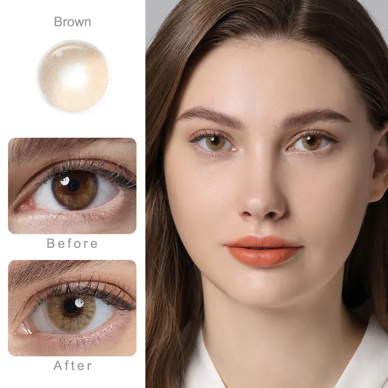 (COD)MAGISTER 1 Pasang Lensa Kontak Warna Diameter 14MM Softlens  Mata  Korea Color Contact Lens Eye Wajah 1