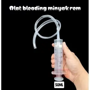 alat bleading kuras minyak rem suntikan 50cc bonus selang Car