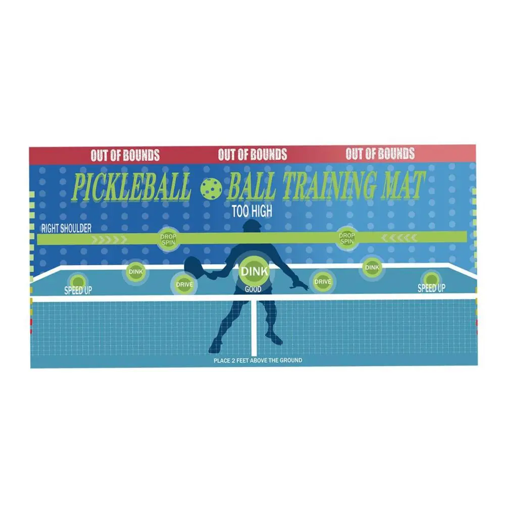 Băng Dính Bóng Dink, Bóng Bầu Dục, Biến Tường Thành Sân Bóng Pickleball Và Tấm Lót Tập Bóng Dink, Thích Hợp Cho Phòng Tập Gym Thể Dục, Tập Thể Dục Trong Nhà Và Ngoài Trời