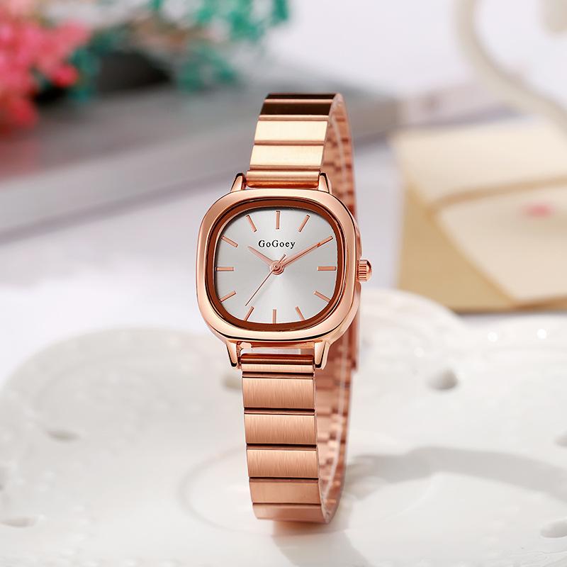 Product Introduction of Jam Tangan Kuarza, Reka Bentuk Vintaj Persegi, Anti-karat, Wayar Keluli Boleh Tune, Untuk Pelajar Perempuan, Elegan dan Minimalis, Sesuai untuk Wanita Watches 13