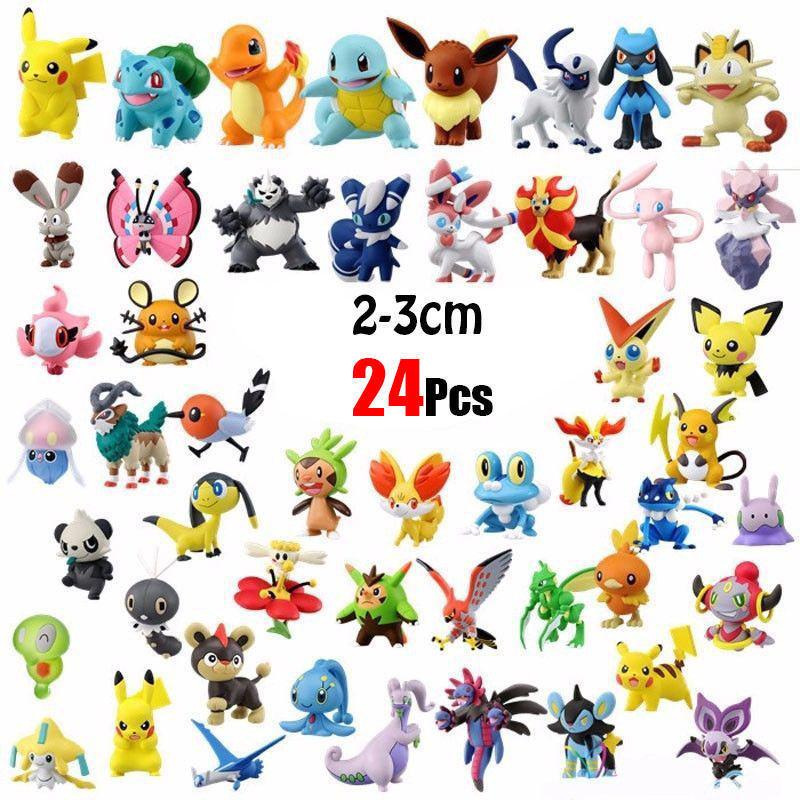 24 Mô Hình Pokemon, Chính Hãng, Lấy Cảm Hứng Từ Thế Giới Của Pokemon Môn Đồ Chơi 7