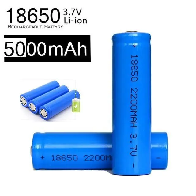 Pin Sạc Được ICR 18650 5000mAh 3.7V lắp vào các thiết bị điện tử, dùng cho Box sạc, cell laptop, đèn pin, mic,đèn lazehiệu suất chuyển đổi năng lượng cao ( cao cấp )