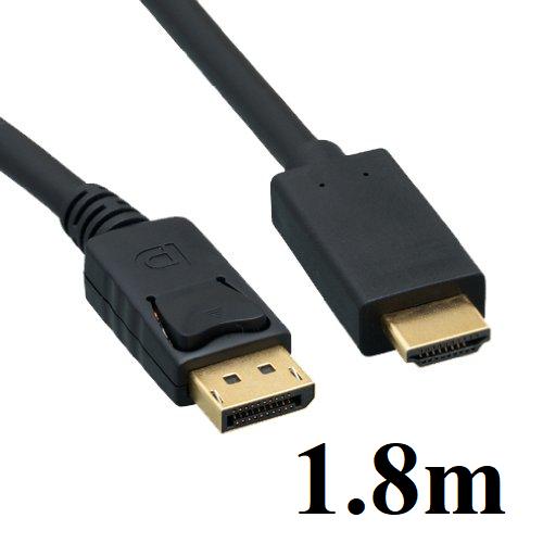 Cáp chuyển Displayport sang HDMI (màn hình HDMI) - DP to HDMI dài 1m8 Phụ Kiện