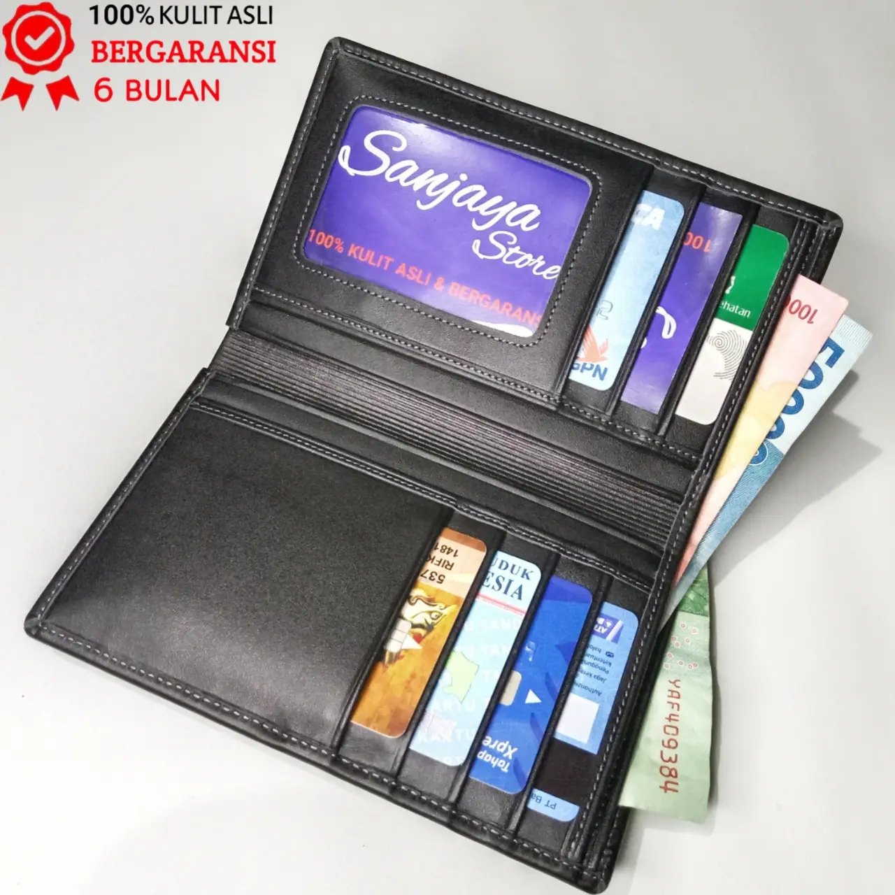 Dompet 3/4 100% ORIGINAL Kulit Asli Garut