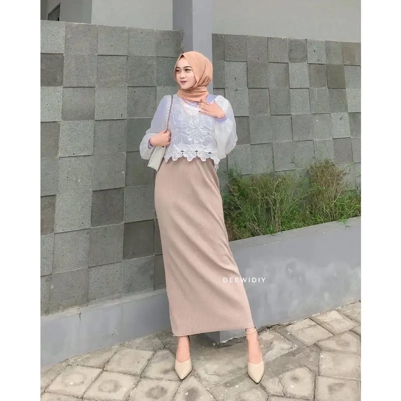 Rok Span Plisket Lidi / Rok Span / Rok Plisket / Rok Bodycon / Pleated Skirt /Rok span plisket lidi / rok plisket span plisket lidi kecil 0