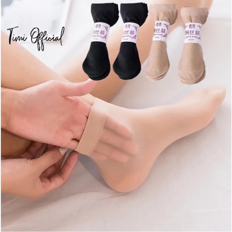 Tất da chân tất giấy nữ siêu dai vớ cổ ngắn mỏng Timi M01 7