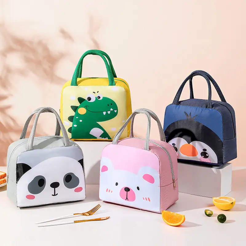 High Quality New Children Lunch Box Bag Cute Cartoon Bento Bag Student Lunch Bag Insulated Lunch Bag Insulated Lunch Bag