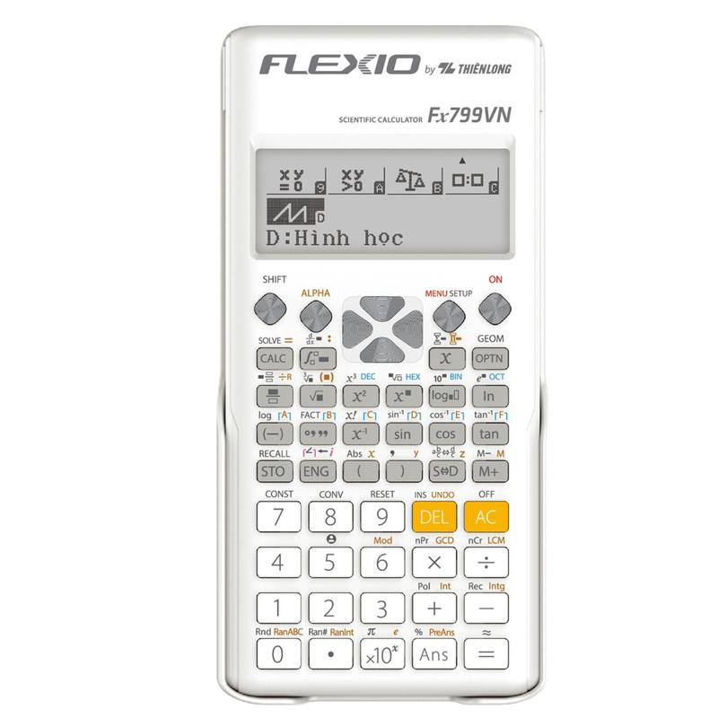   Có VAT  Máy tính khoa học Flexio - Thiên Long FX799VN -  Nhà Sách Cái Bè CH3 