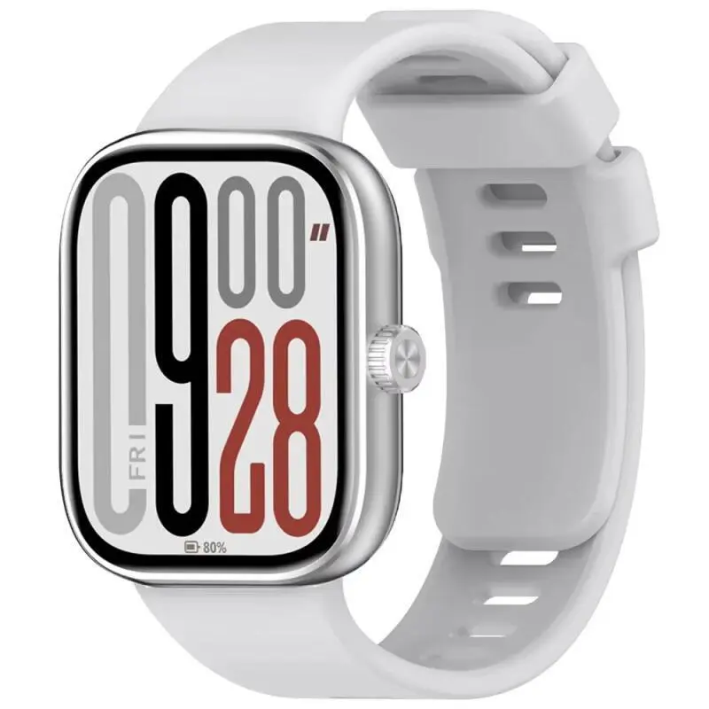 Dây đeo silicon cho Redmi Watch 5 / 4 Thể thao Thoải mái Mềm mại thoáng khí Thay thế dây đeo cổ tay cho Xiaomi Mi Band 9 Pro / 8 Pro 6