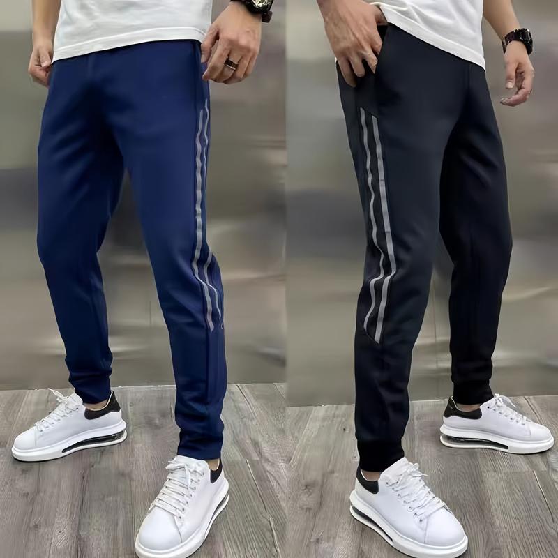 Quần Jogger thể thao nam vải poly dày dặn - Quần dài thể thao nam có túi chéo Trang Phục Sport