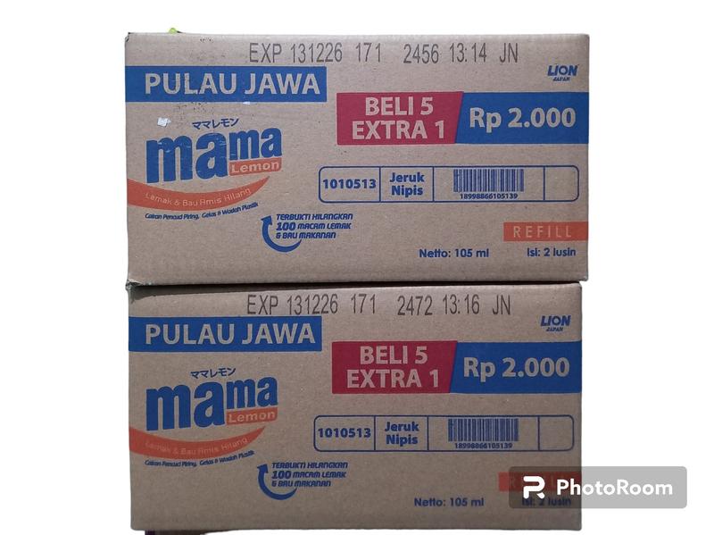 Product Introduction of 1 Dus Mama Lemon Jeruk Nipis 105 ml isi 24 pcs kemasan 2000 an 2