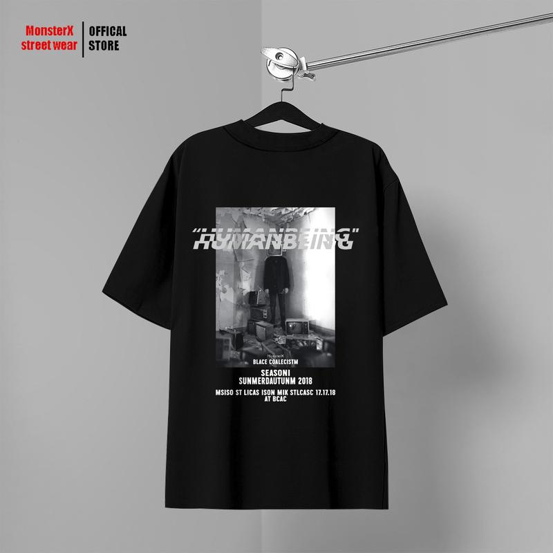 Áo thun tay lỡ form rộng Human Beeing by Monster X Street