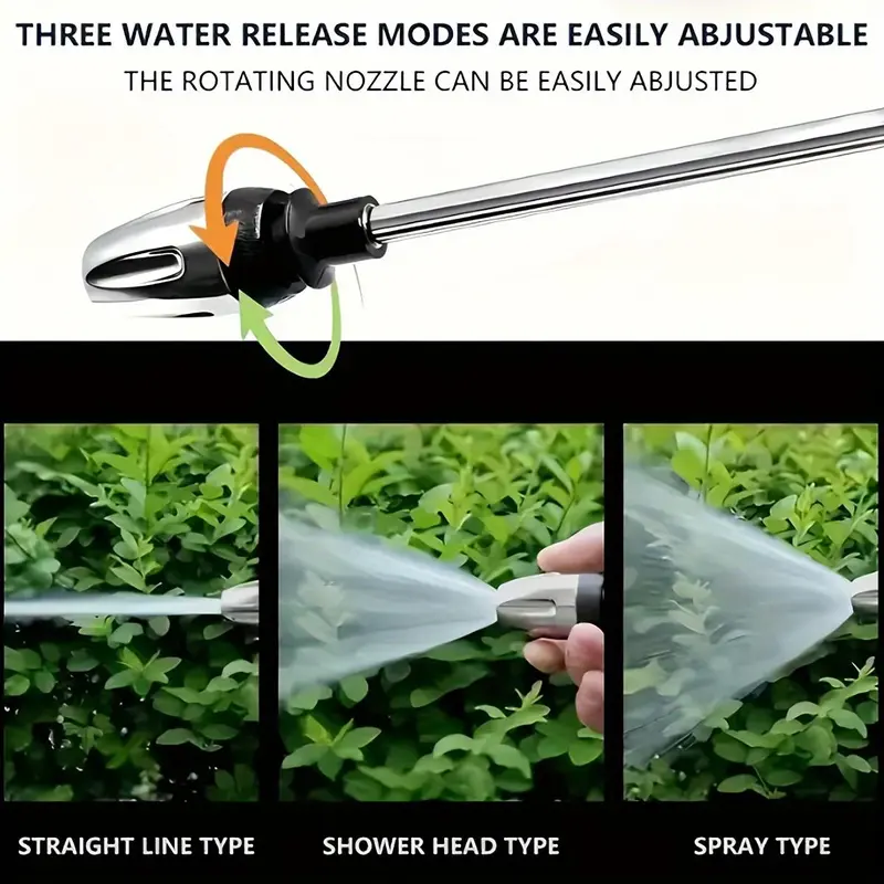 Car Wash Sprayer, High Pressure Car Washer, Long Handle Sprayer for Cleaning, Watering and Maintenance, Hose 5