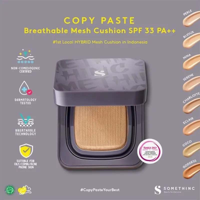 Somethinc Copy Paste Breathable Cushion - Light Bijoux (Full Size) 15g 2