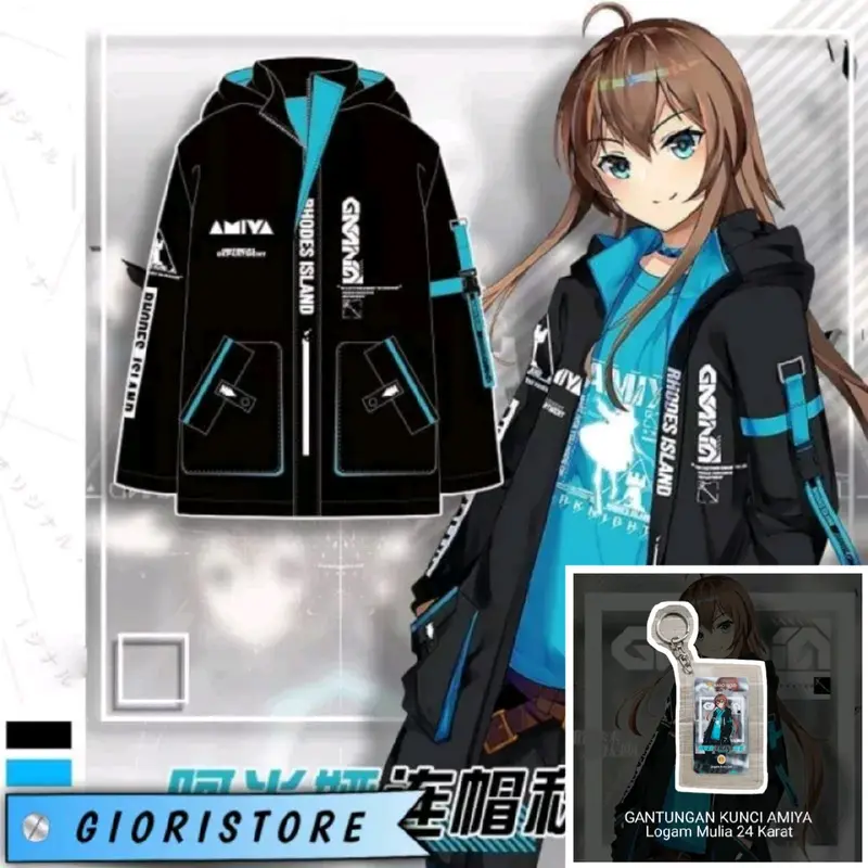 JAKET PARKA AMIYA ARKNIGHT RHODES ISLAND 1