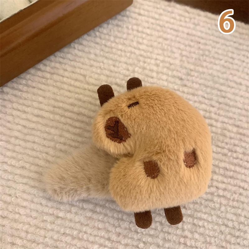 Product Introduction of Exquisite Cute Cartoon Plush Grab Clip Female Back Of The Head Ponytail Claw Hair Tools Female Girls Shark Clip Hair Accessories 23