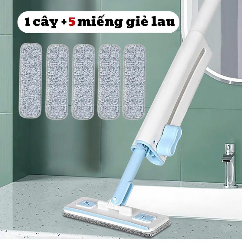 Cây lau tự vắt mini cầm tay cây lau bếp có thanh gạt nước như cây lau nhà làm sạch dầu mỡ vết bẩn trên bàn bếp đồ lau cửa kiếng vách kính cường lực tiện ích
