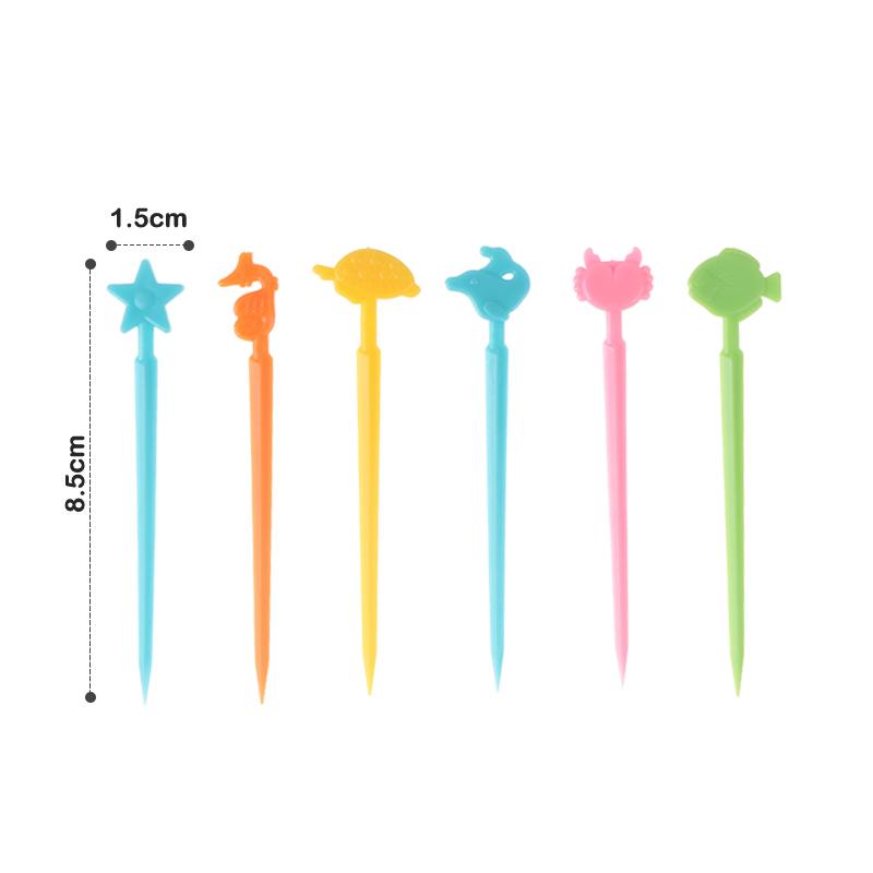 Product Introduction of 20Pcs/Set Cute Animal Food Toothpicks Mini Cartoon Toothpicks Bento Fruit Forks Lunch Box Toothpick Bento Lunch Decoration 22