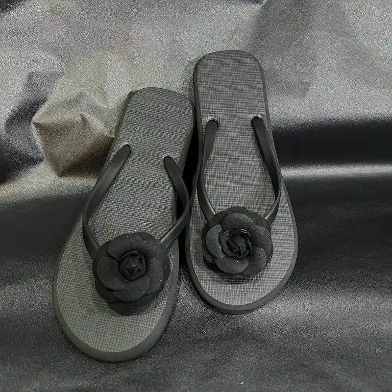 Dép xỏ ngón hoa trà sang chảnh đi biển đi tiệc nhẹ êm(size lẻ gầy ngắn lùi size) 6
