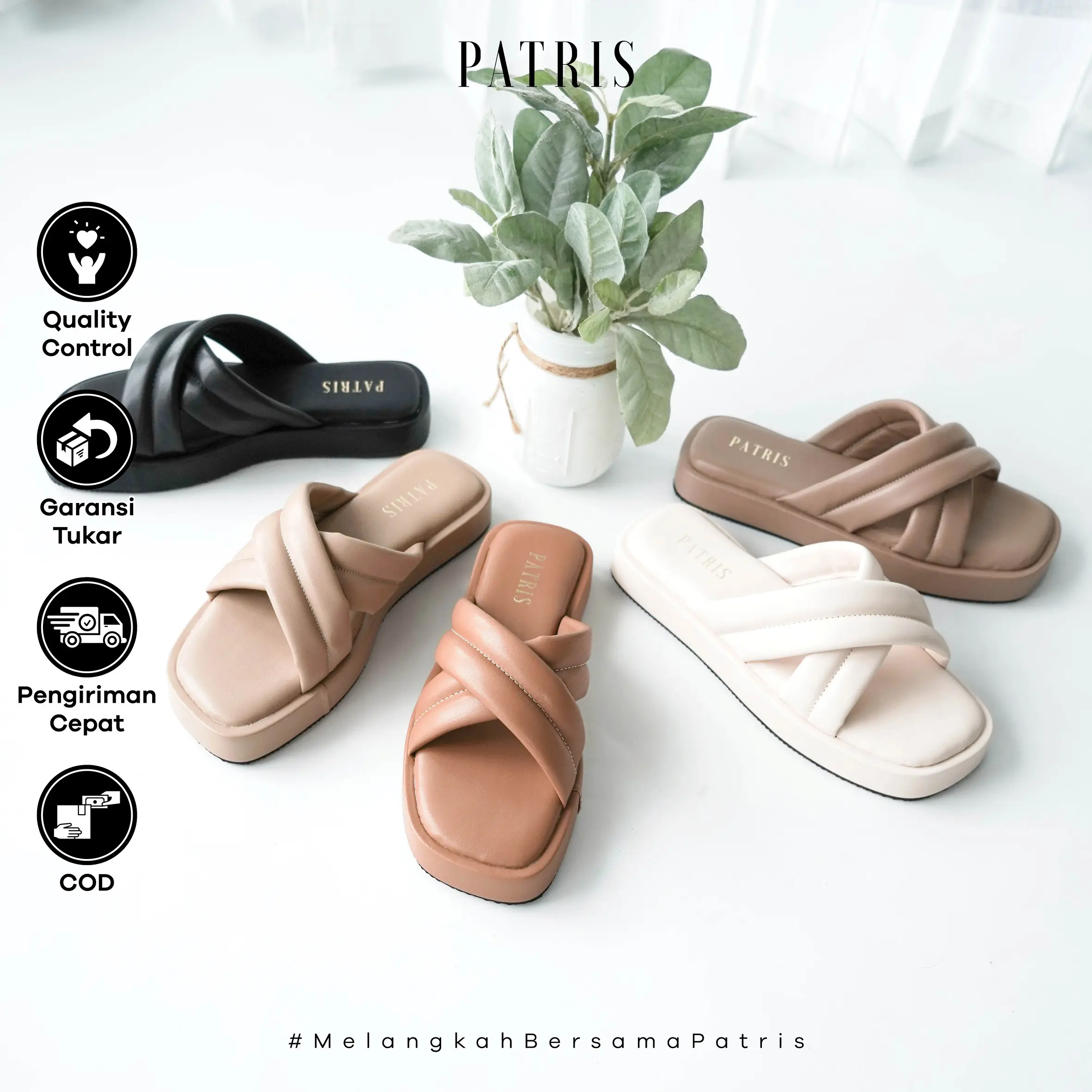 PATRIS Zoe Sandal Wanita Platform