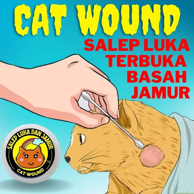 SALEP LUKA LUAR BASAH DAN JAMUR KUCING ANJING AMAN TERJILAT 5