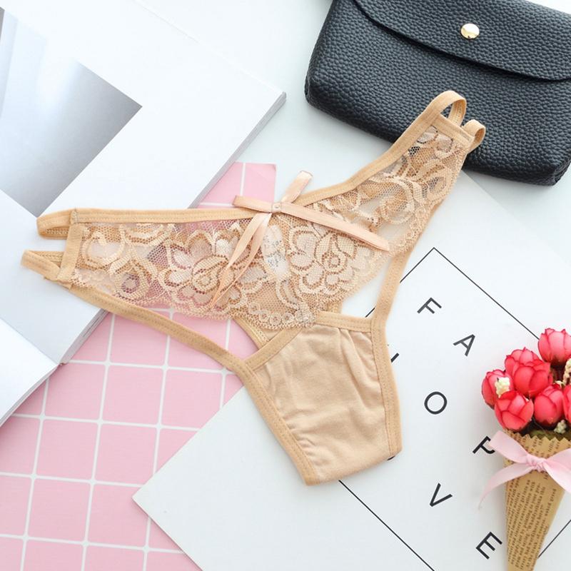 Product Introduction of Đồ Lót Ren, Lãng Mạn Và Gợi Cảm, Dành Cho Phụ Nữ, Quần Lót khoét Dây Sex, Quần Lót Trong Suốt, Không Đường May, Đồ Lót Nữ Women 13