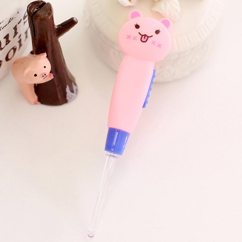 Product Introduction of Ear Spoon Cleaning LED Lighting Cute Cartoon Animal Detachable Earwax Remover Tool Safety Cleaner #306728 38