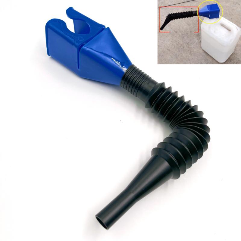 Product Introduction of Telescopic Car Refueling Funnel Universal Engine Oil Gasoline Filter Transfer Funnels Tool Foldable Portable Funnels 2