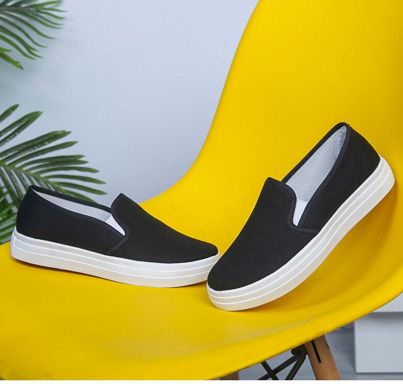 Product Introduction of Comfortable lace up women's flat shoes White non-slip rubber sole comfortable nursing shoes comfortable slip on sneakers 17
