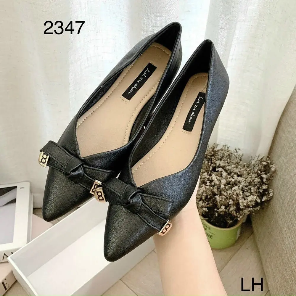 Giày búp bê mũi nhọn big size cỡ 40-44 mã BN001
