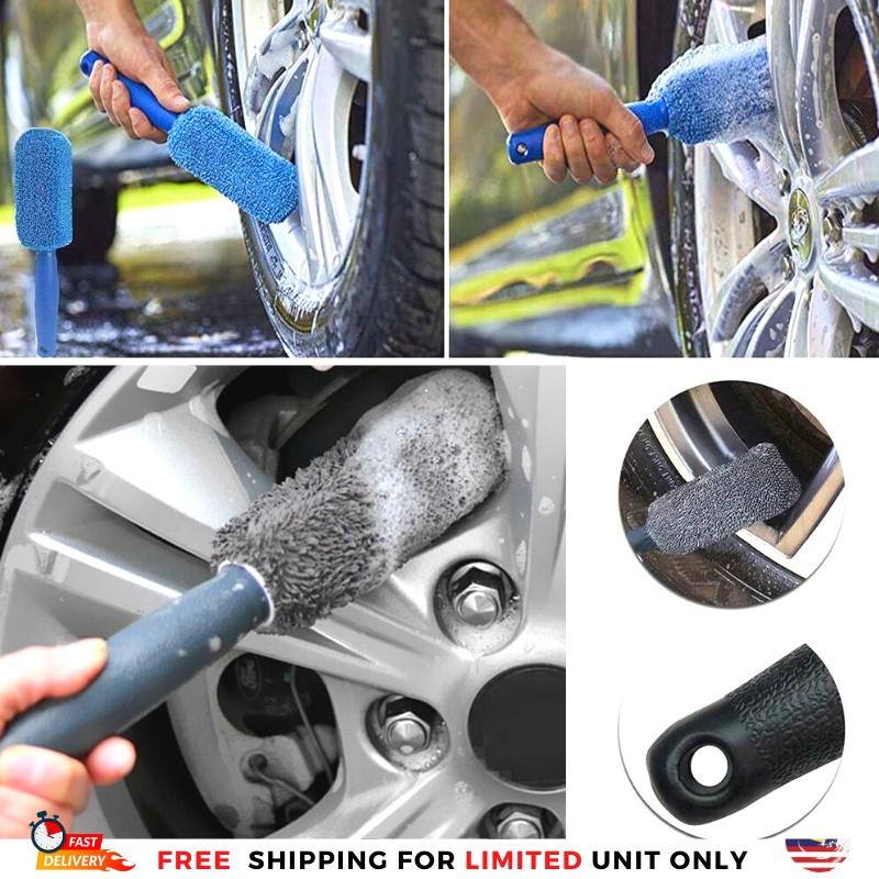 Premium Brush Microfiber Wheel Tire Rim Detailing Duster Car - TikTok ...
