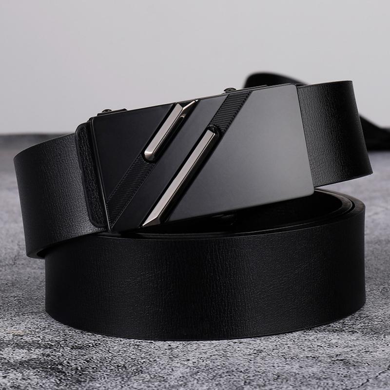 LOẠI 1 Thắt Lưng Nam Dây Da Khóa Tự Động Mặt Hợp Kim Phong Cách Hàn Quốc Dây Nịt Nam Thanh Lịch - TLTD15