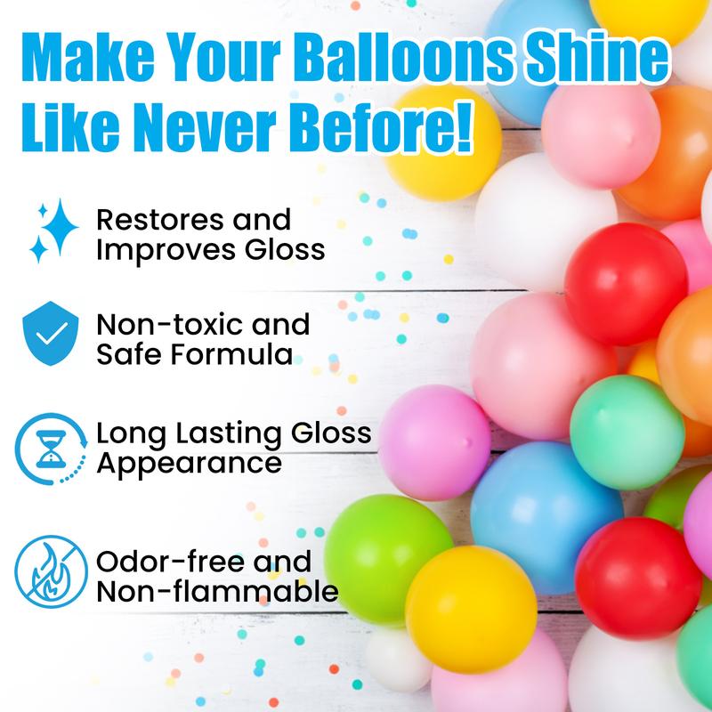 Product Introduction of Aerosol Balloon Spray Balloon Surface Texture Shine Long Lasting Non-Oxidizing Color Fading Spray 3