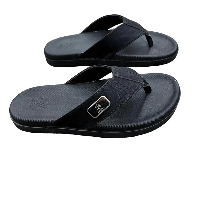  Dép kẹp nam - dép tông xỏ ngón nam  LONGSTORE quai da đế cao su chắc chắn Đế Bằng DéP depnam  2025 Sandal 