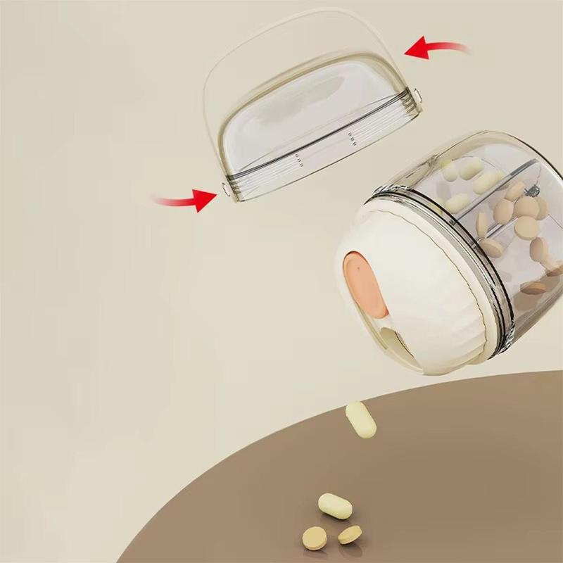 Product Introduction of Portable Rotating Pill Box/ Weekly Pill Case Holder Storage Organizer For Travel/ Large Capacity Medicine Pill Box 29