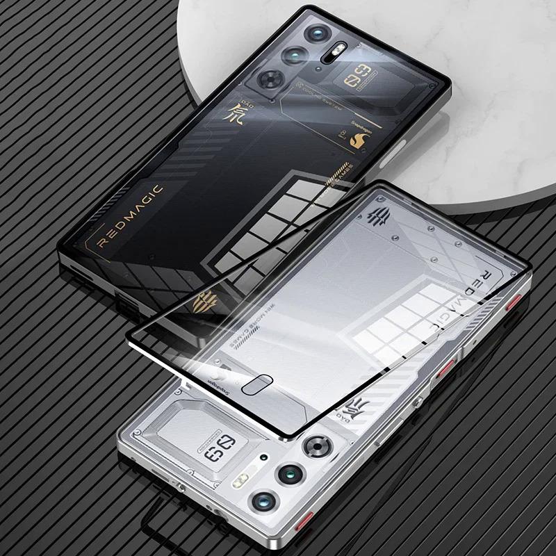 Ốp Cho ZTE Nubia Red Magic 9 Pro plus, Ốp Lưng Sốc Kim Loại, Hợp Kim Nhôm, Ốp Kính Cường Lực, Tương Thích Với ZTE Nubia Z50 Ultra Và Red Magic 8 Pro