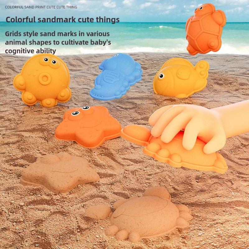 Product Introduction of Creative Multicolor Beach Toys Set Sand Mold Watering Kettle Sand Toy Bucket Shovel Outdoor Game Digging Sand Kit Gift 16