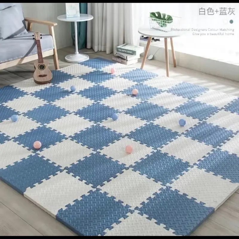 ￼COMBO 8 Tấm, 12 tấm, 20 tấm Thảm Xốp EVA Lót Trải Sàn 30x30cm Cao Cấp Hàng Xuất Khấu, Hoạ tiết Vân khế 1 mặt 6