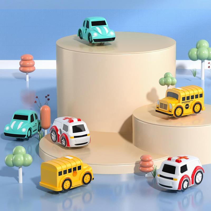 Car Parking Game Set, Garage Track with Elevator & 4 Car Set, City Parking Building Toy For Kids 8