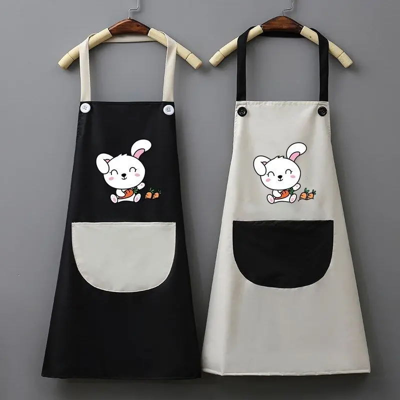 Tạp Dề Nấu Ăn Nhà Bếp, Thời Trang Dễ Thương, Chống Thấm Nước Và Chống Dầu, Dành Cho Nữ Và Người Lớn, Thích Hợp Cho Quần Áo Làm Việc, Mỏng, Có Thể Tùy Chỉnh 2
