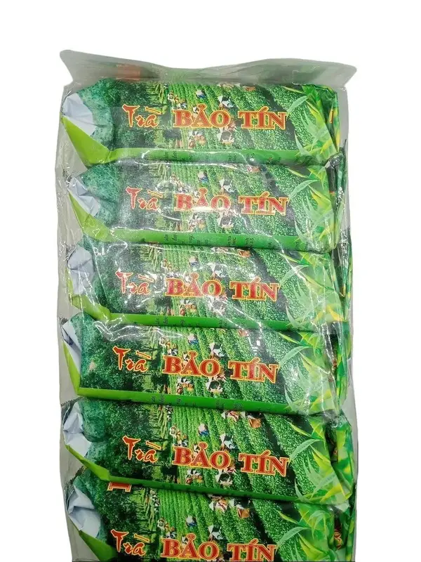 01 Lốc 06 Gói Trà Sen Bảo Tín Màu Xanh (420g) Chè Nước Trà 3