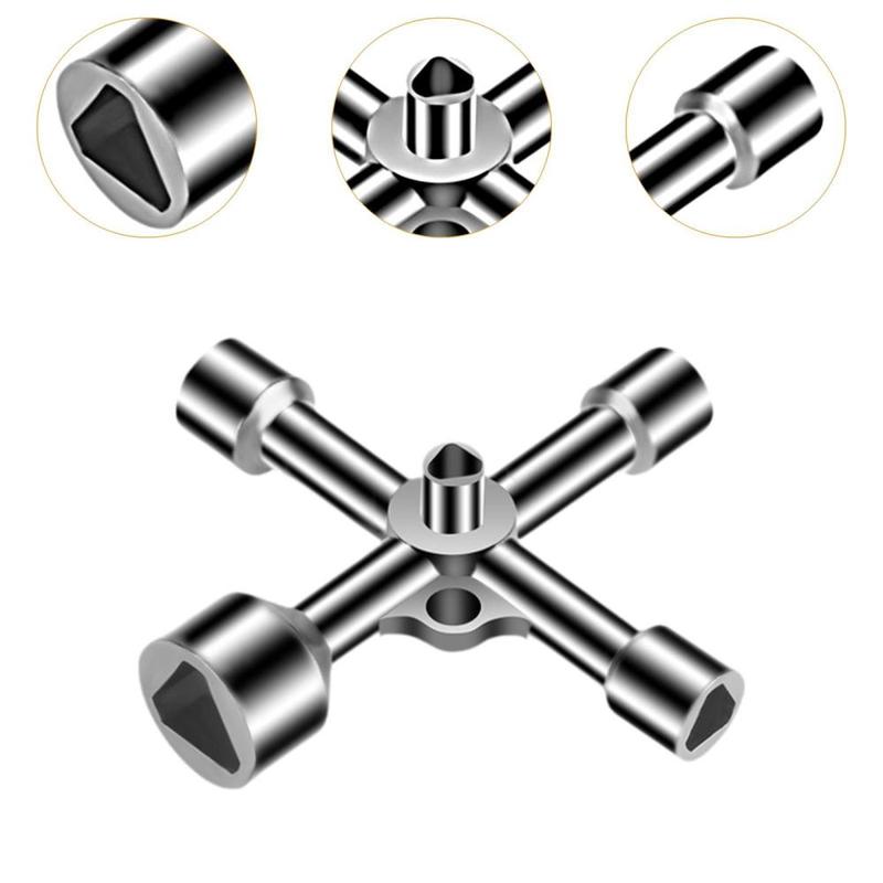 Product Introduction of 5-in-1 Way Utilities Key Socket Spanner Key for Camping Picnic Panel Lock 1