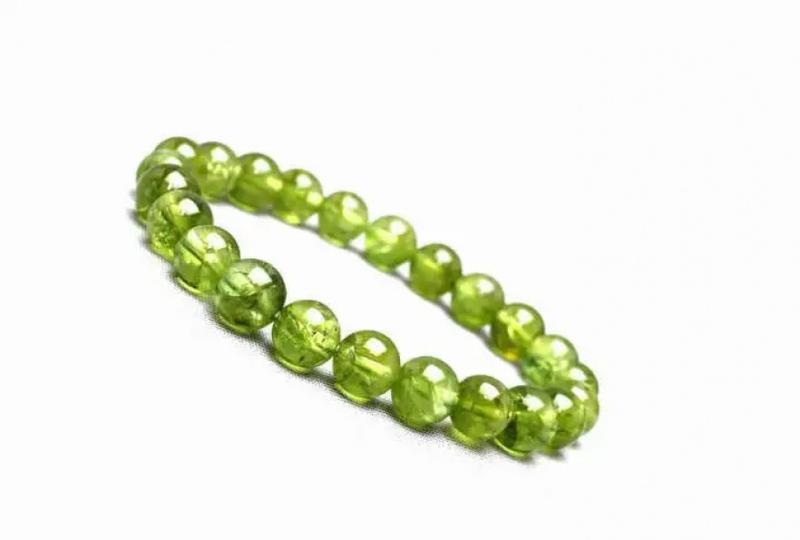 Product Introduction of Peridot Bracelet Natural Jewelry Green Natural Stone Peridot Jewelry Green Stone Yoga Bracelet Gift For Hei Pulse DecoreCostumeJewelry & Accessories 10