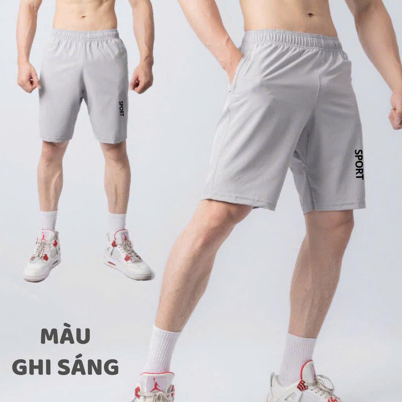 Combo 4 Quần Đùi Nam Sport chất liệu vải gió xi dãn thông thoáng thể thao 2