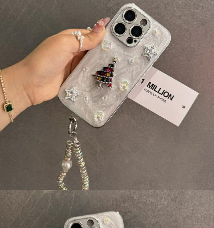 Product Introduction of Ốp Điện Thoại Hình Cây Thông Noel, Thiết Kế XINGX Ba Chiều, Thích Hợp Cho iPhone 16, Apple 15promax, 14pro Mới, 13 Nữ, 12pro, 11promax, Ốp Bảo Vệ 9