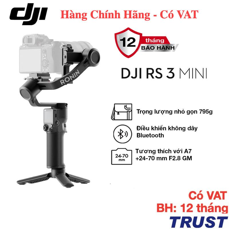 Gimbal máy ảnh DJI RS 3 Mini gọn nhẹ tải trọng 2kg (DJI RS 3 Mini) Phụ Kiện Camera